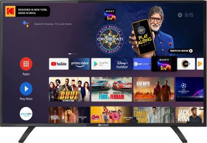 KODAK 7XPRO Series 106 cm (42 inch) Full HD LED Smart Android TV  (42FHDX7XPRO)