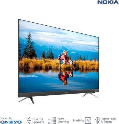 Nokia 107.9 cm (43 inch) Full HD LED Smart Android TV with Sound by Onkyo  (43TAFHDN)