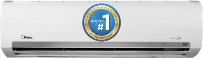 Midea 2 Ton 3 Star Split Inverter AC - White  (24K 3 Star Santis Pro DLX Inverter R410A (MI003) / 24K 3 Star Inv. R410A ODU (MI003), Copper Condenser)